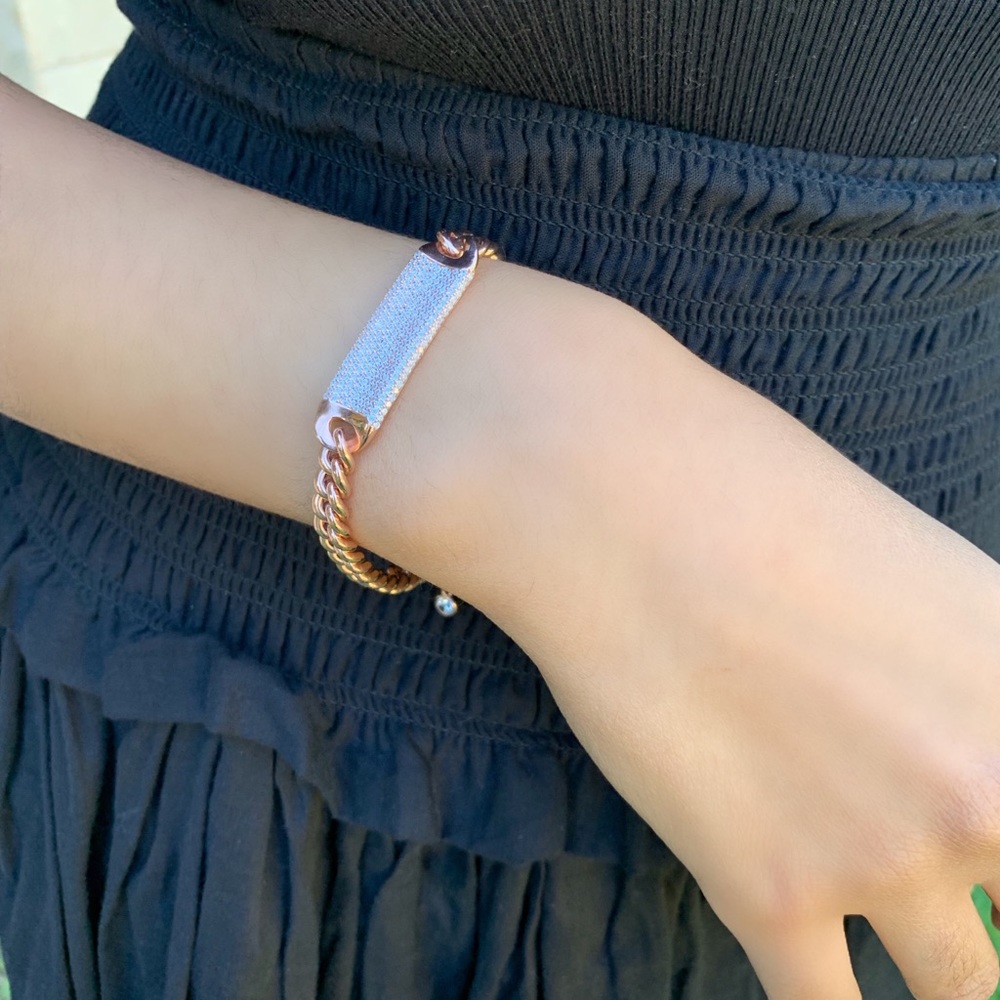 ✨ diamond bar bracelet